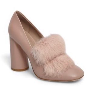 Rare Donald Pliner Dusty Faune Rose Heels - Size 9